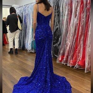Sherri Hill Royal Blue prom Dress